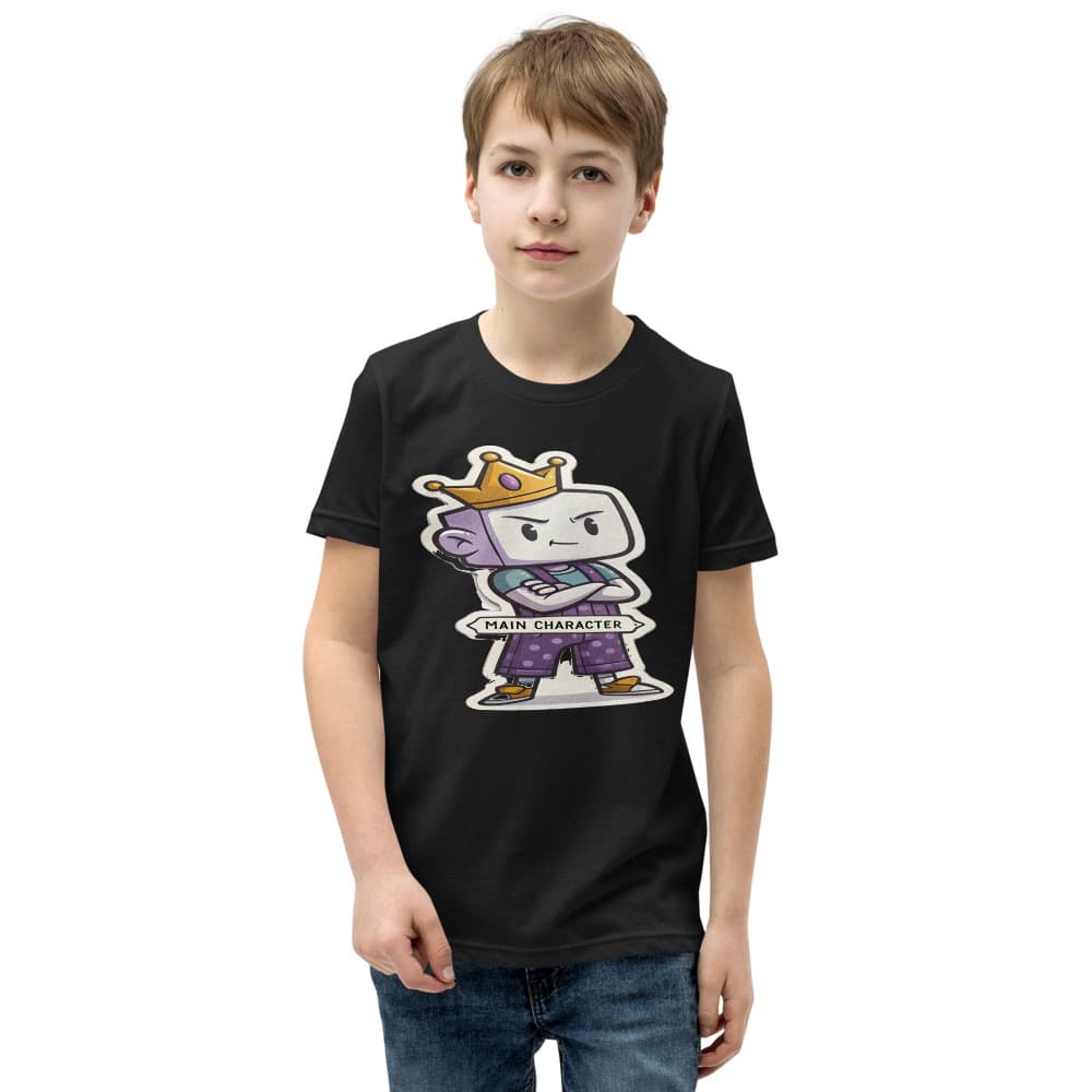 Drift × Crown Avatar — Kids Black Graphic Tee