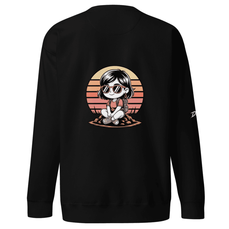 Drift × Tiny Drifter — Black Crewneck Sweatshirt
