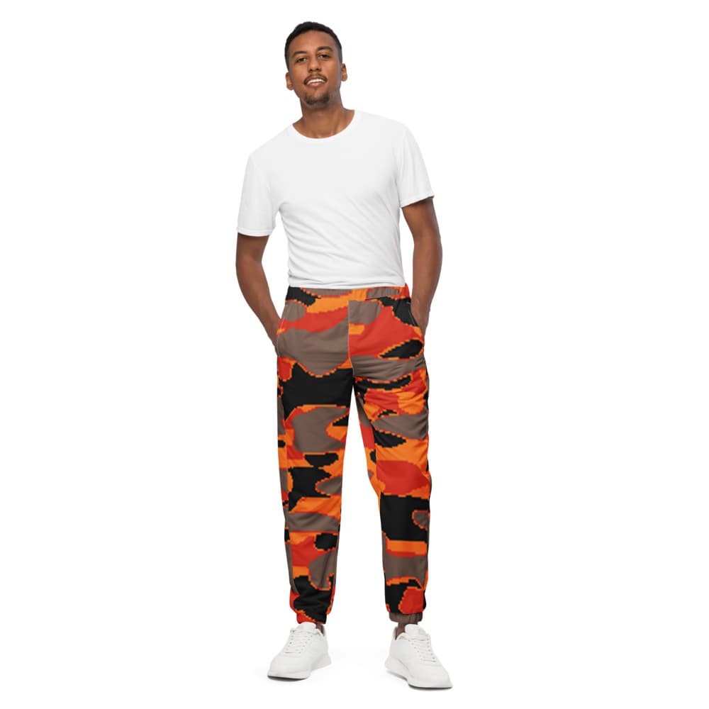 Drift × Hi-Res Camo — Track Pants (Red/White)