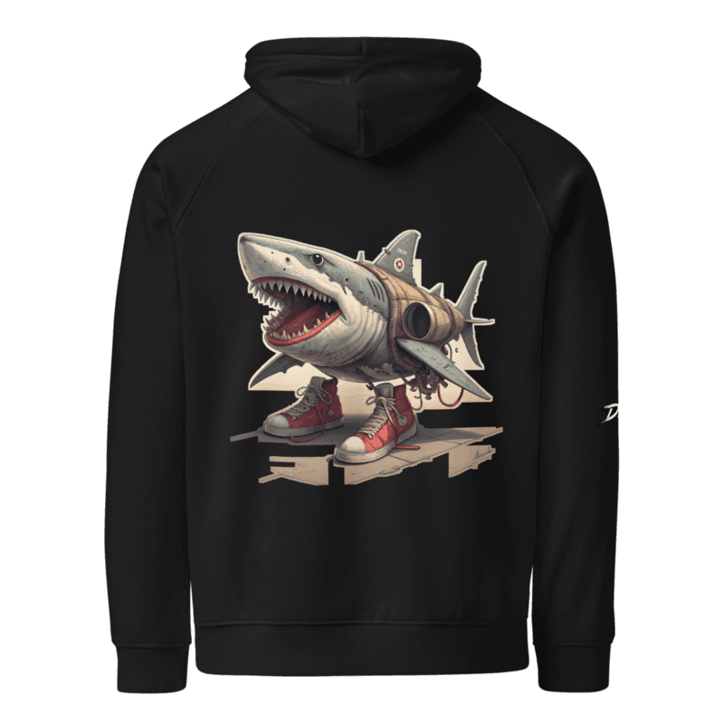 Drift × Brainrot — Black Graphic Hoodie